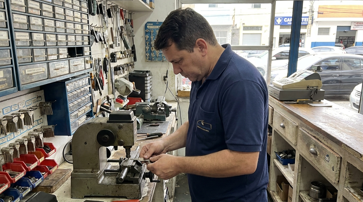 Confecção de Chave Automotiva profissional em Fortaleza‑CE